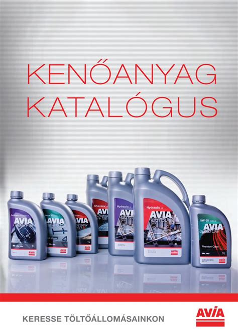 Kenőanyag katalógus .